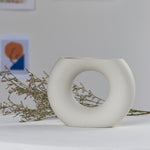 Cutelife New Style White Small Flower Ceramics