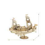 Wooden handmade assembled jigsaw puzzle