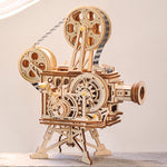 Wooden handmade assembled jigsaw puzzle