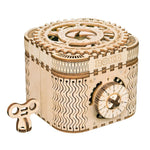 Wooden handmade assembled jigsaw puzzle