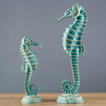 Decoration Resin Seahorse Shell Living Room Wine Cabinet