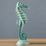 Decoration Resin Seahorse Shell Living Room Wine Cabinet