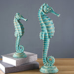 Decoration Resin Seahorse Shell Living Room Wine Cabinet