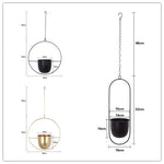 Hanging Iron Flower Pot Nordic Style