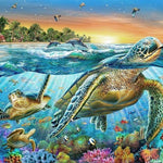 Animal Full Diamond Embroidery Diy Diamond Painting Sea