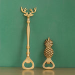 Home Vintage Brass Opener Deer Head