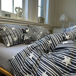 Bohemian Brown Bed Cotton Geometric Pattern