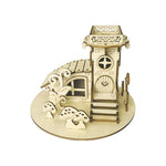 Handmade Diy Log Cabin Children's Handmade Assembled Toys
