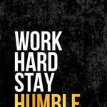 Grinding Hustle Success Inspirational Poster