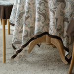 Home Fashion Cotton Vintage Fabric Dining Table Cloth