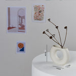 Cutelife New Style White Small Flower Ceramics