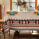 Bohemian Tablecloth Cotton Yarn Tassel