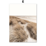 Nordic Poster Paris Hot Air Balloon Beach Grass Dandelion Wheat
