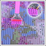 Mosaic Bathroom  Embroidery