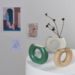 Cutelife New Style White Small Flower Ceramics