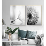 Frameless Abstract Dandelion Flower