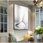 Frameless Abstract Dandelion Flower